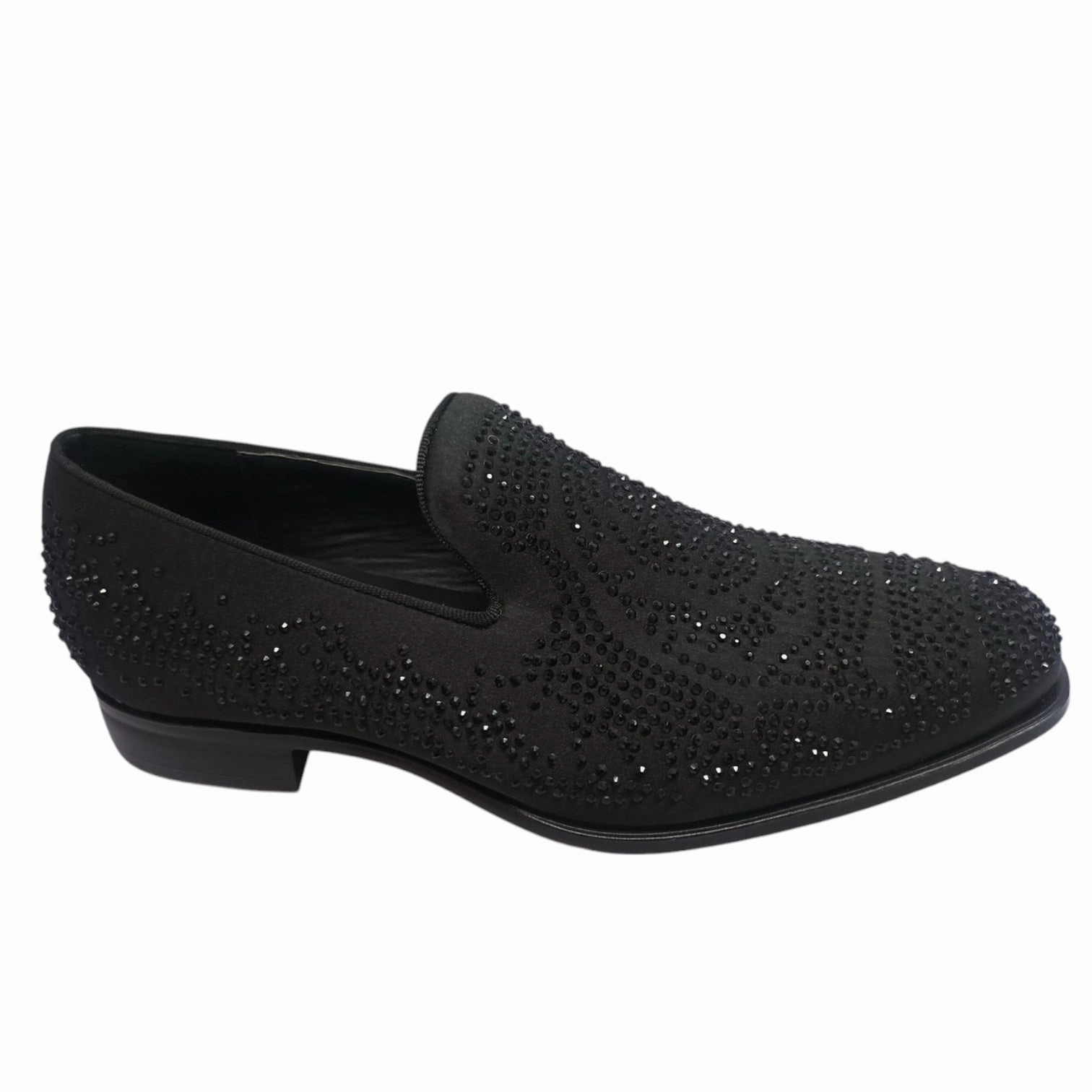 TERRONI: Velvet Embellished Loafer S61 Halona Loafers