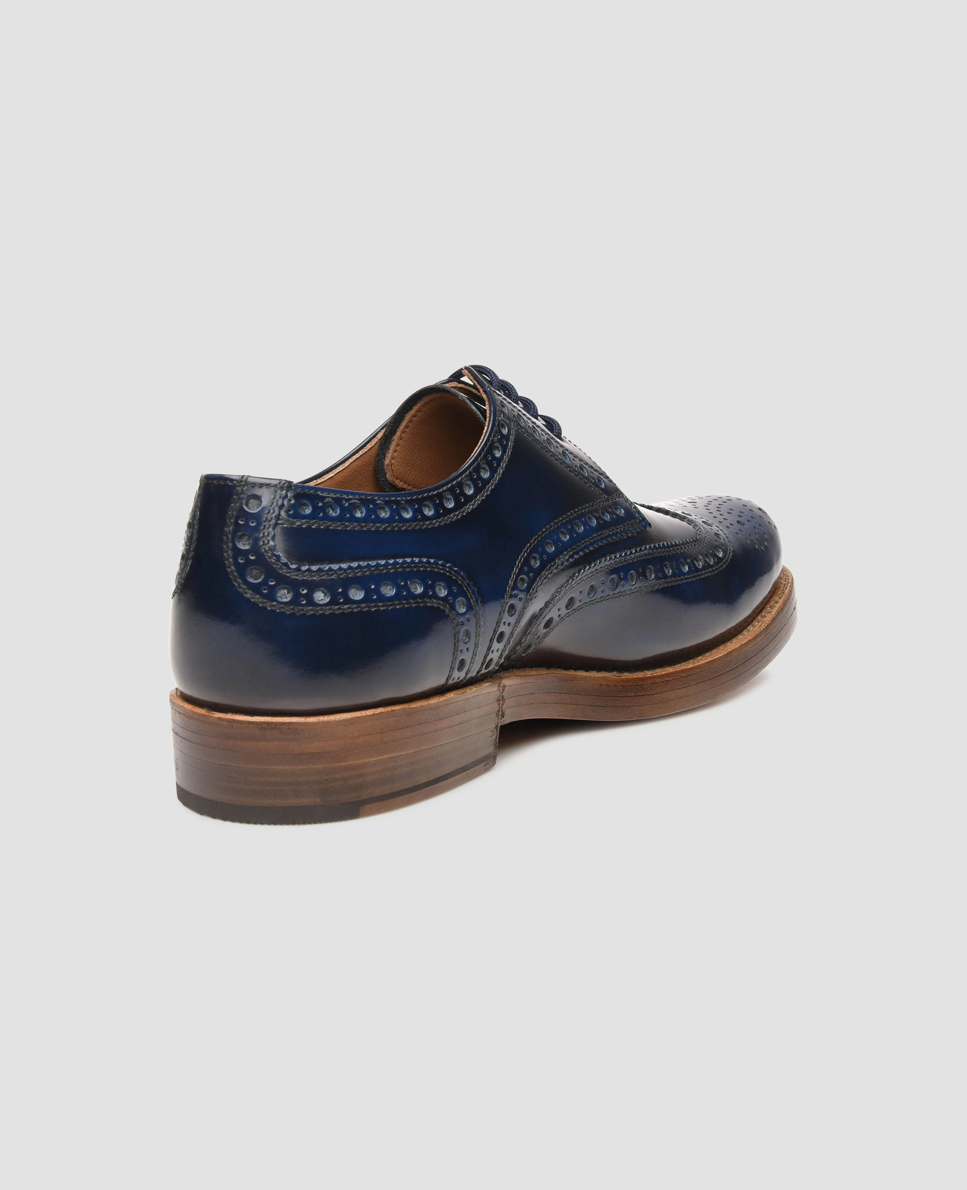 Rio Full-Brogue BL - Blue Shoes Speed Lace Up