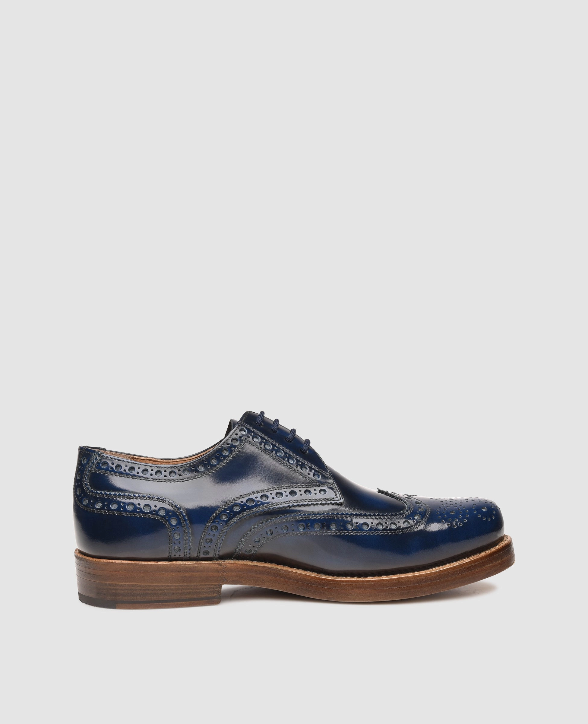 Roper Lace Up Shoes Rio Full-Brogue BL - Blue