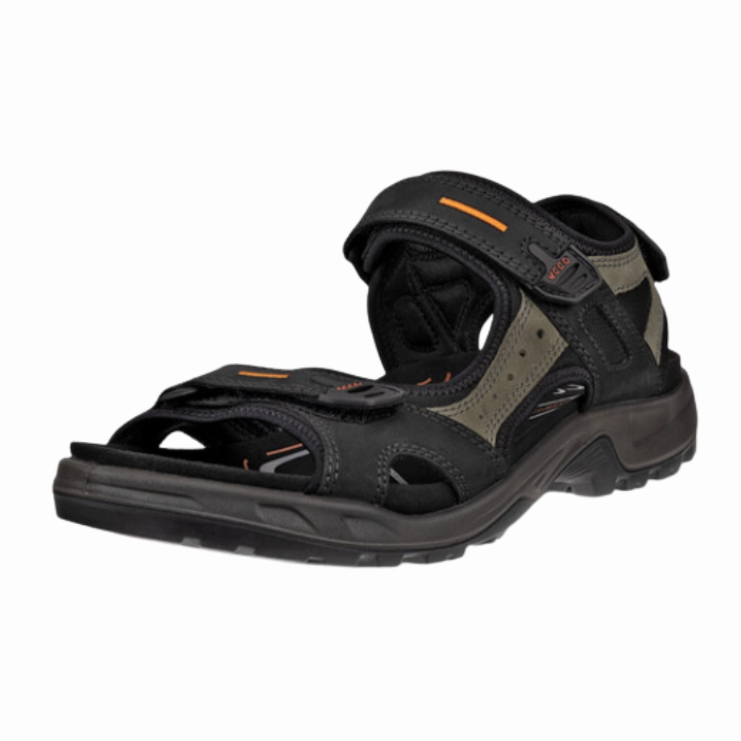Men's Offroad Yucatan Hiking Sandal - Black/Mole/Black Hiking Shoes Military