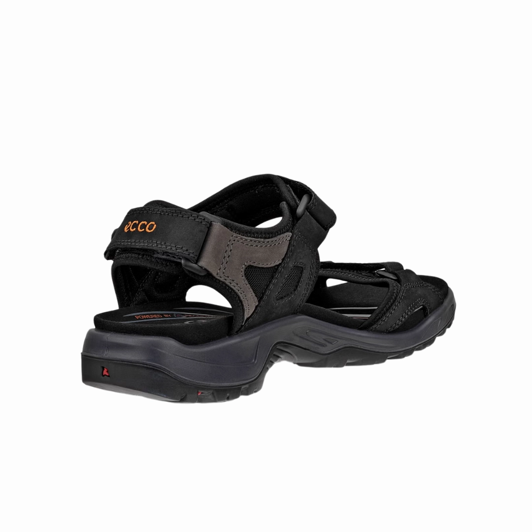 Slip On Hiking Shoes Waterproof Men's Offroad Yucatan Hiking Sandal - Black/Mole/Black