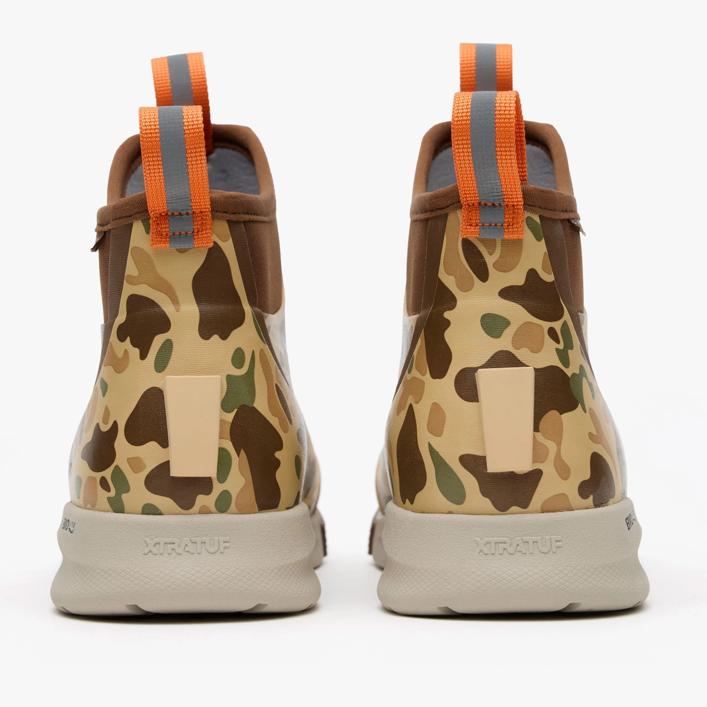 Men's XTRATUF 6in Ankle Deck Boot Sport-Duck Camo XADSMDCM Soft Leather Boots