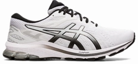 Asics Gel-cumulus 23 Mesh Knit Running Shoes Men's Asics GT-1000 10, Black/White, 13 D Medium