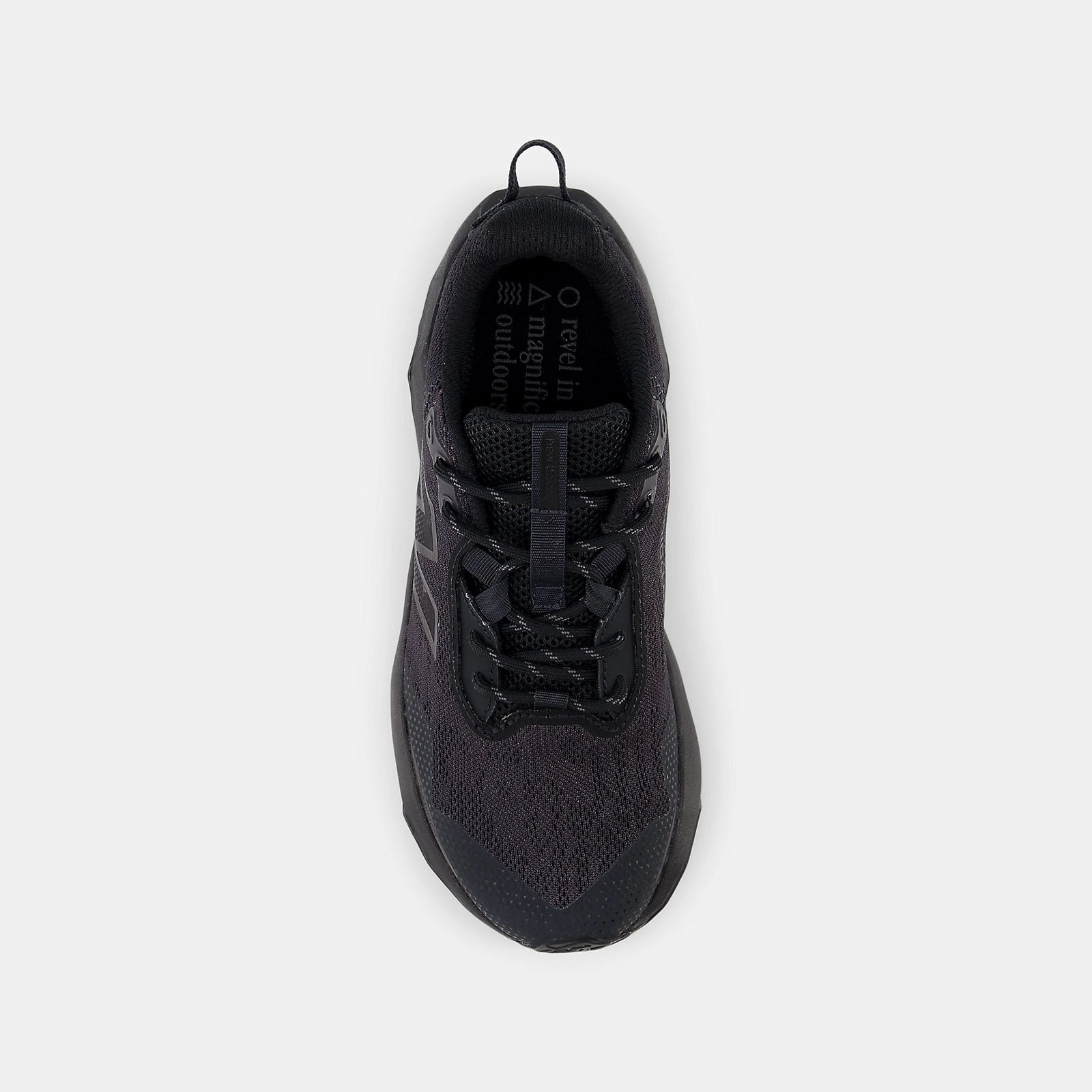 Best Trail Mtb Shoes New Balance Kid's Dynasoft Nitrel V6 Triple Black Running Shoes