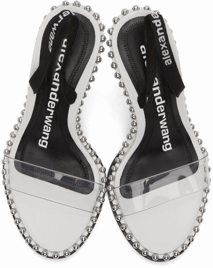 Well Worn High Heels For Sale Nova 105 Calf Logo, White