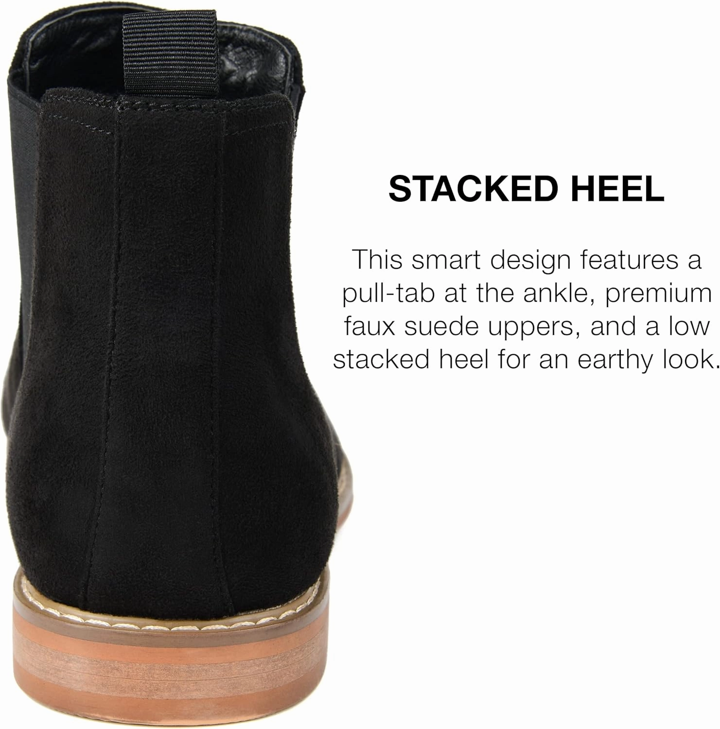 Vance Co. Mens Marshall Faux Suede Laceless Chelsea Boots Converse Cowboy Boots