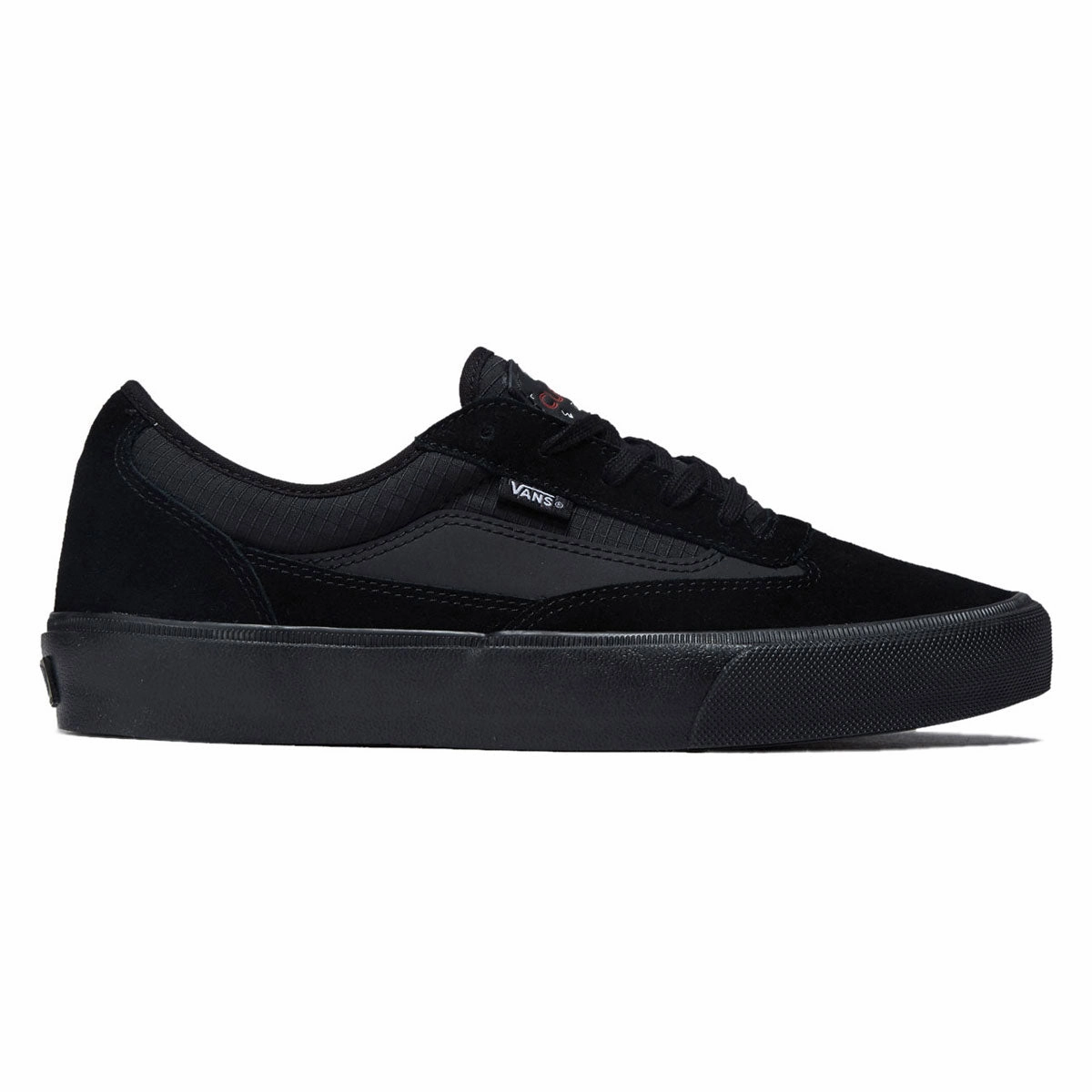 Vans Skate Curren Caples Shoes - Black/Black Comfiest Skate Shoes