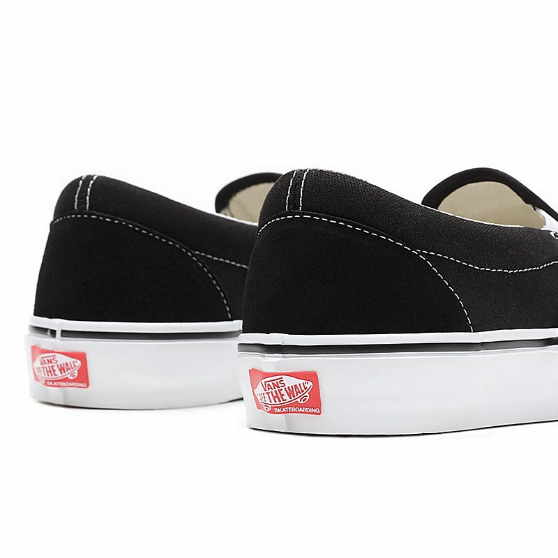 Vans Skate Slip-On Pro Skateboarding Shoes - Black/White Dcs Skate Shoes