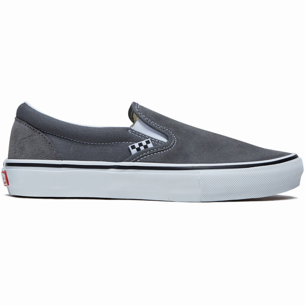 Sb Air Max Skate Vans Skate Slip-on Shoes - Pewter/White