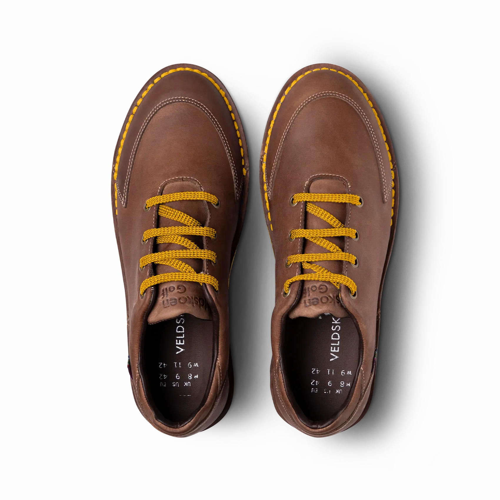 Veldskoen Vilakazi Loft Golf Shoe (Yellow Sole) Tomo Golf