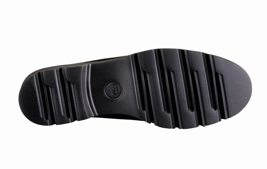 Genuine Leather Loafers Vm Symbol