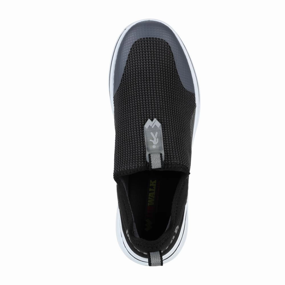 Warrior Grey Non-Lacing Casual Shoes For Men Easy Walk By Liberty Miuras Climbing Shoes