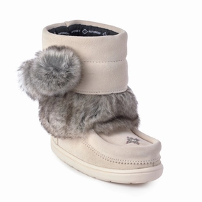 Waterproof Faux Fur Child Snowy Owlet Archie Ii Crazy Horse Leather Shoes