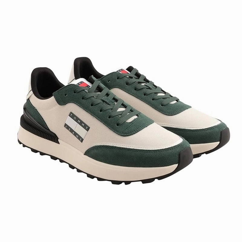 Tommy Hilfiger Jeans TJM Technical Runner Sneakers GRN TOM105 Dune Brogue Boots