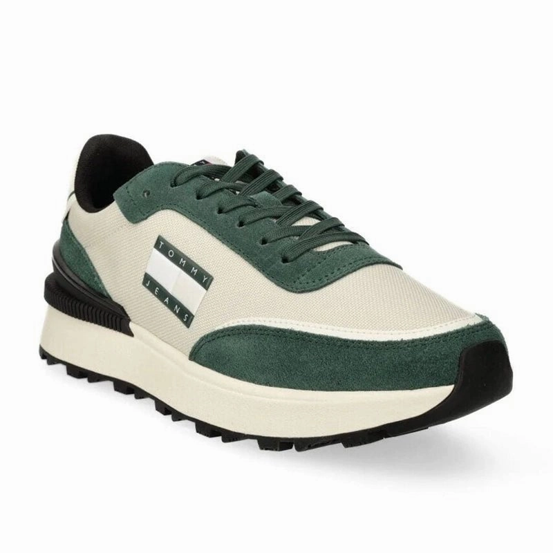 Wingtip Vs Brogue Tommy Hilfiger Jeans TJM Technical Runner Sneakers GRN TOM105
