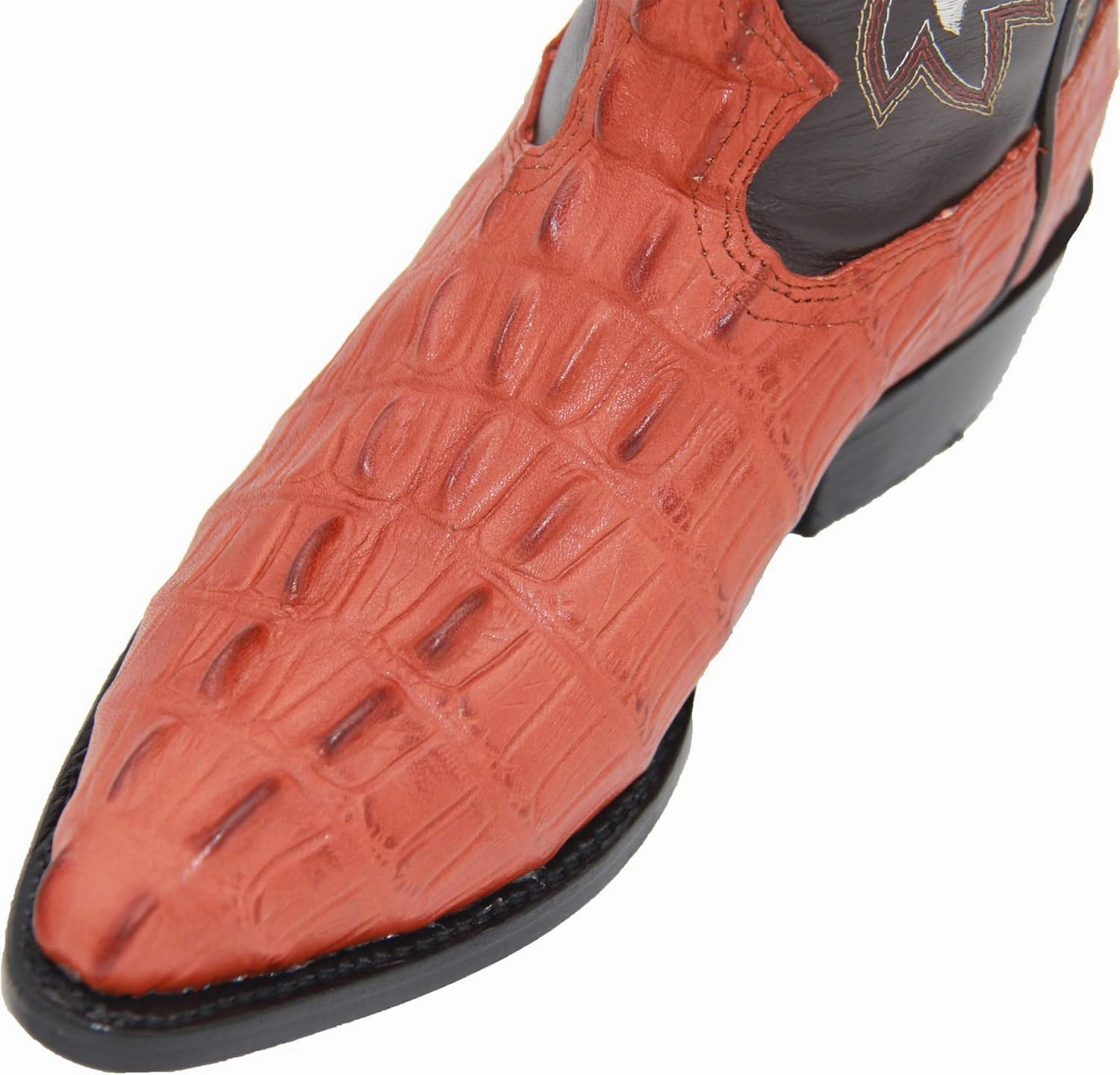 Low Heel Cowboy Boots Western Shops Mens Leather Crocodile Alligator Print Western Cowboy Boots