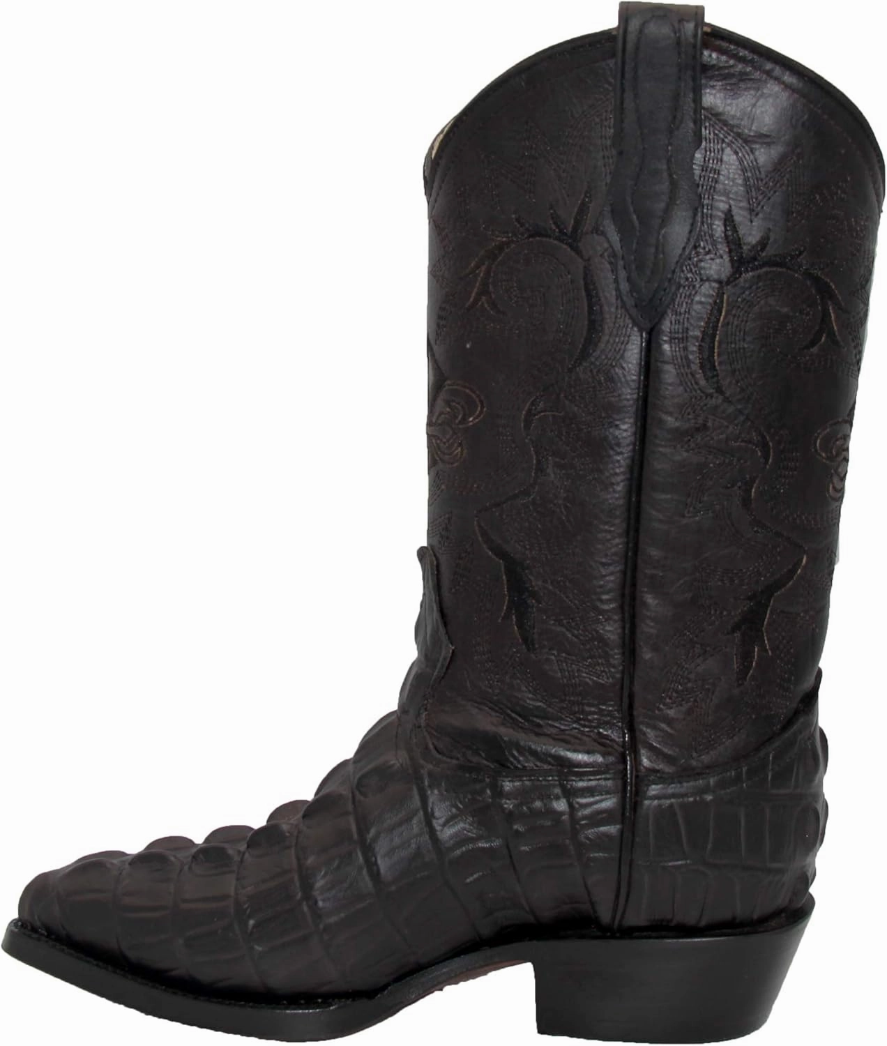 Most Comfortable Chelsea Boots Western Shops Mens Leather Crocodile Alligator Print Western Cowboy Boots