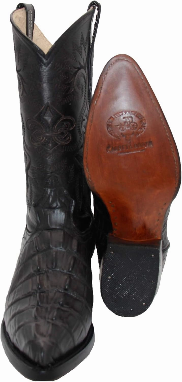 Wildland Firefighting Boots Western Shops Mens Leather Crocodile Alligator Print Western Cowboy Boots