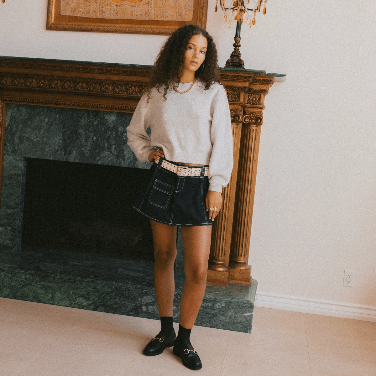 Steve Madden Velvet Loafers Wilde Black Bit Loafer - Women's