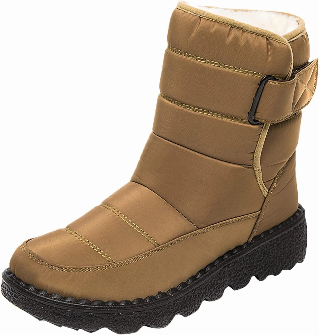 Alegria Boots Winter Boots for Women Snow Boots for Women Warm Round Toe Thick Bottom Waterproof Mid Calf Boots for Women Comfy