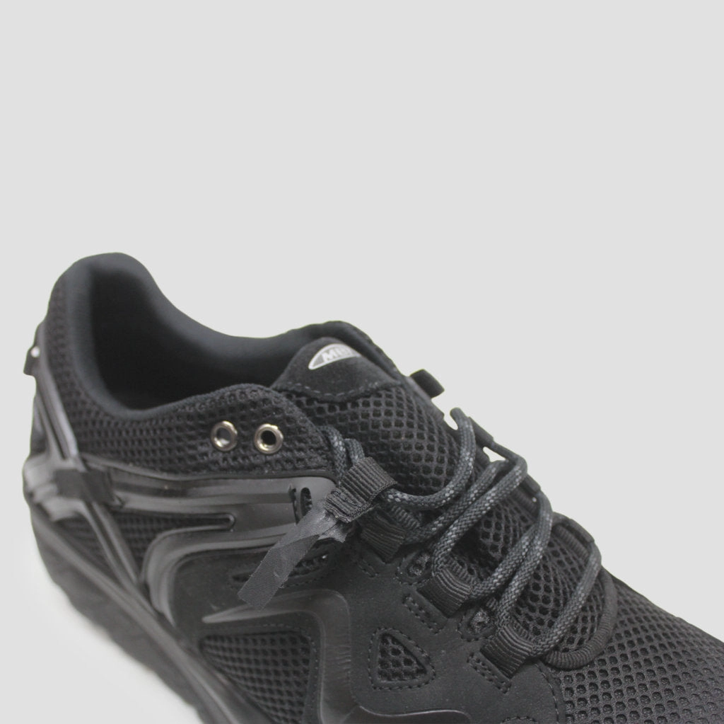 MBT Mens Trainers Hodari 18 Sym Lace-Up Low-Top Sneakers Leather Textile - UK 6.5 Slip Resistant Non Waterproof Kitchen Shoes