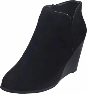 Women Boots Low Heel Leather Warm Women Rain Boots Leather Wide Calf Boots