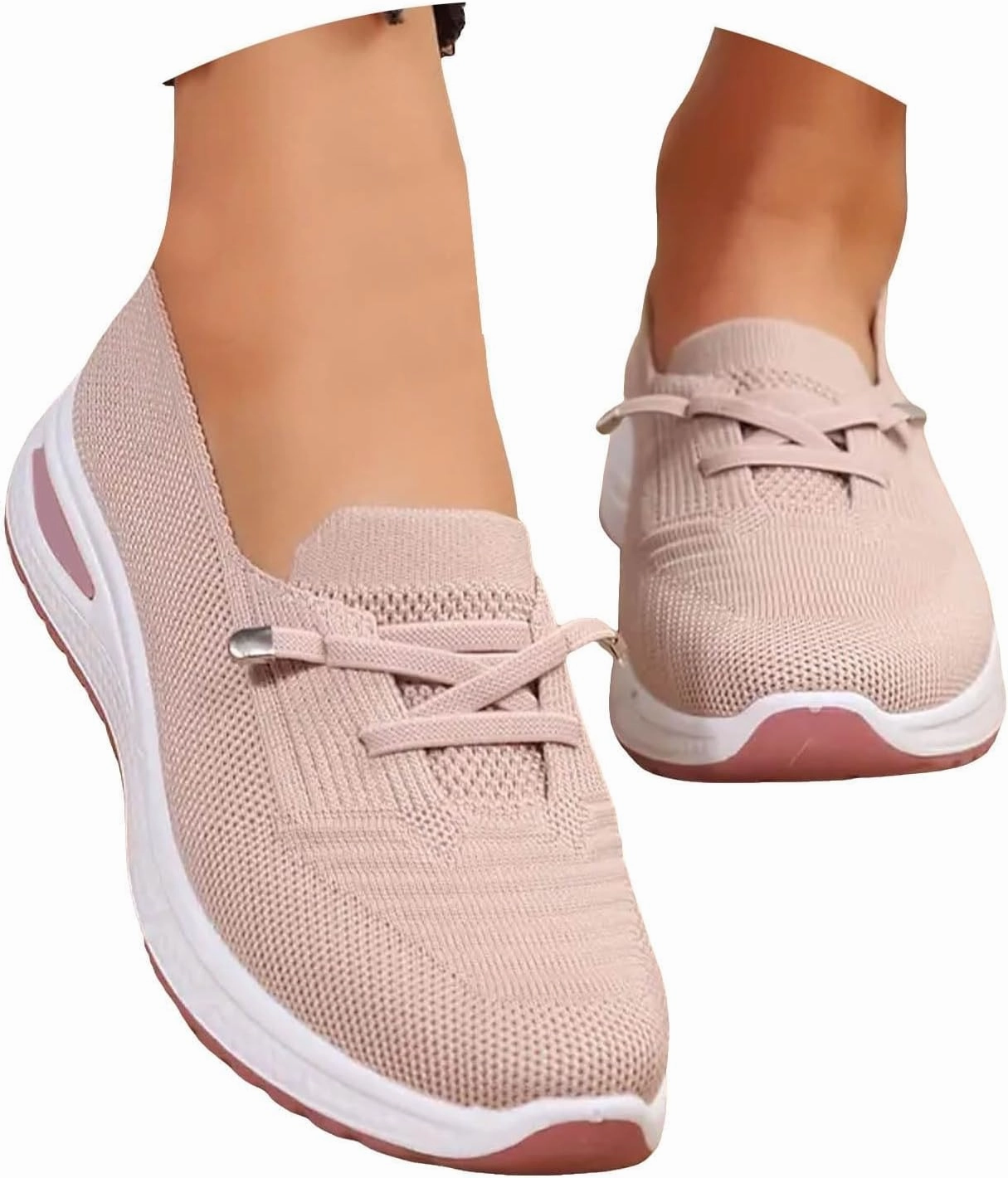 Women Comfy Orthopedic Walking Shoes, 2025 New Wide Width Orthopedic Shoes Non Slip Lightweight Breathable Slip On Arch Support Non-Slip Sneakers Recycle Sneakers