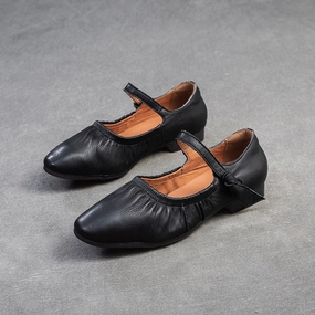 Women Retro Leather Soft Casual Shoes Fz Forza Badminton Shoes