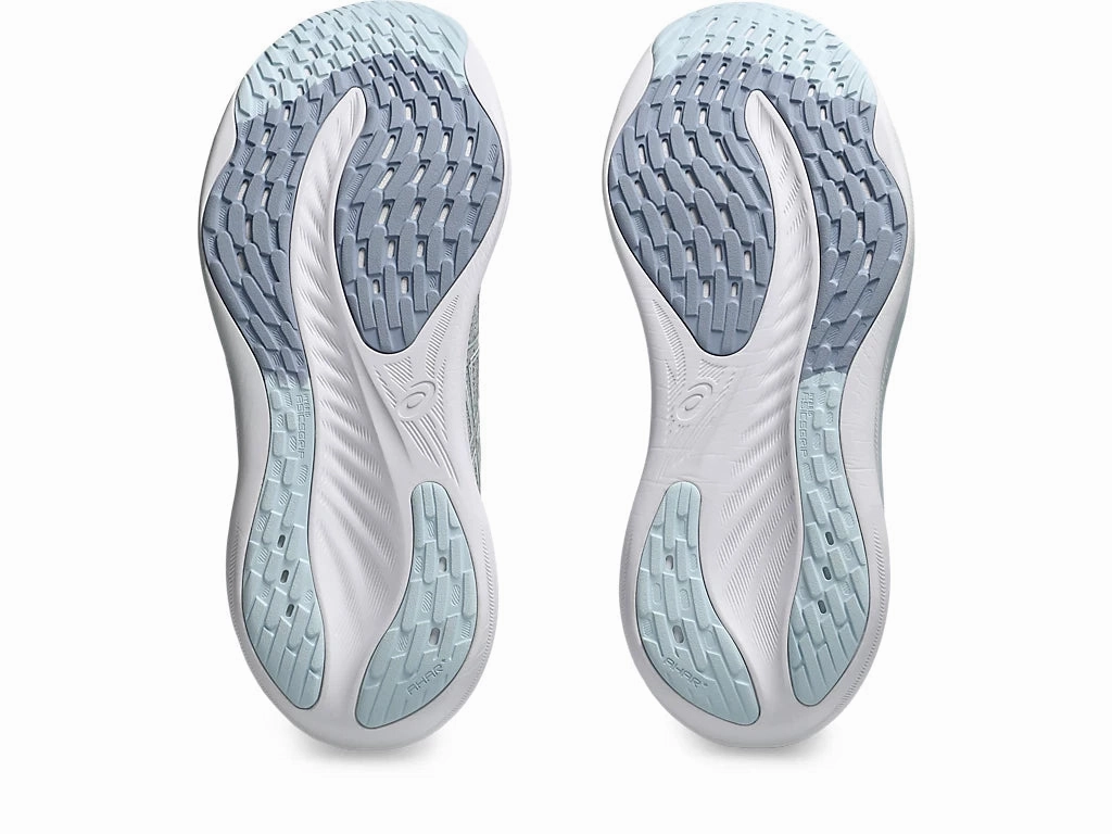 Women's ASICS Gel-Nimbus 26 (Piedmont Grey/Grey Blue) Asics Gel Badminton Shoes