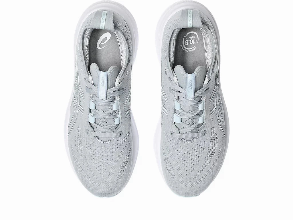 Asics 5k Running Shoes Women's ASICS Gel-Nimbus 26 (Piedmont Grey/Grey Blue)