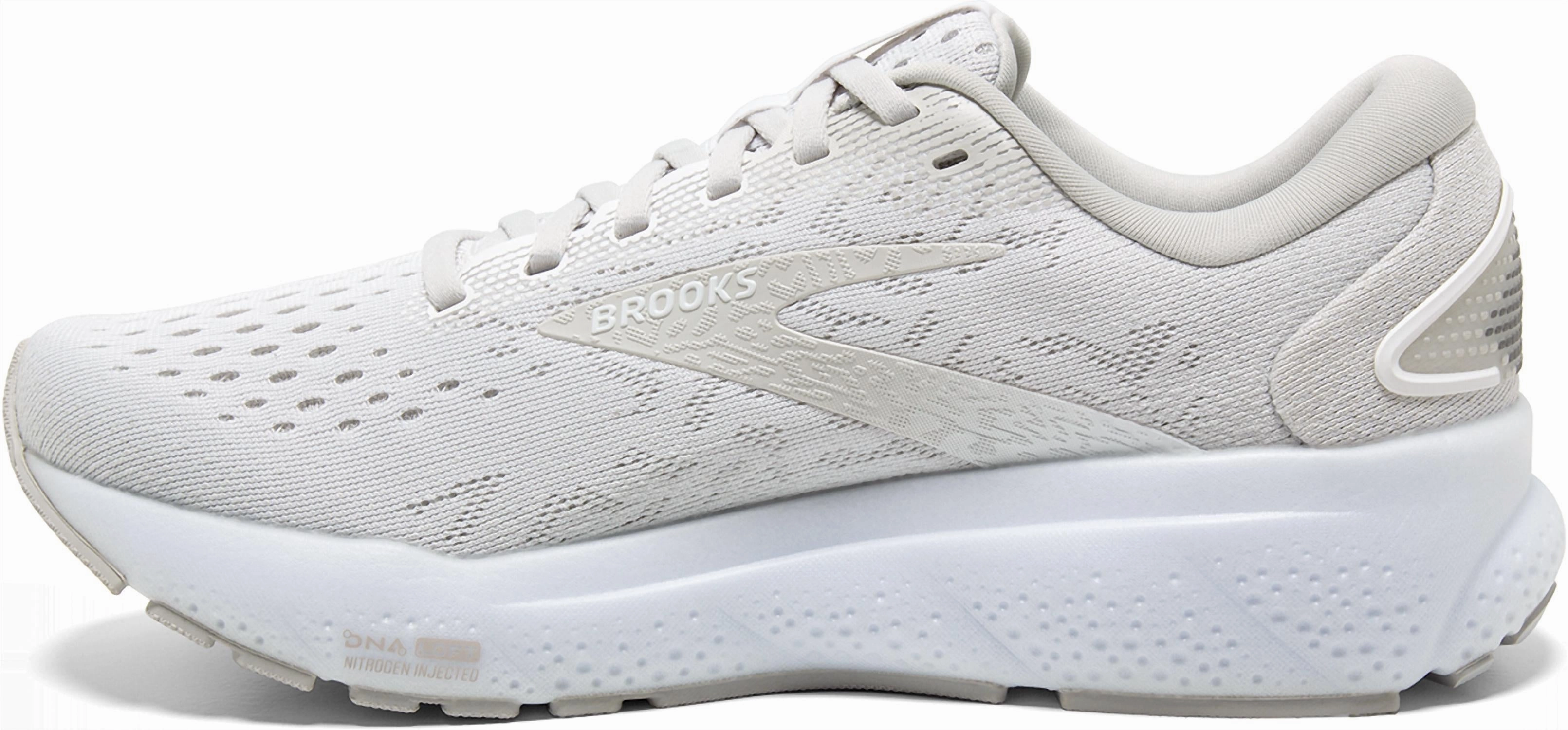 Women's Ghost 16 Shoes In White/white/grey Bottom Of Sneakers