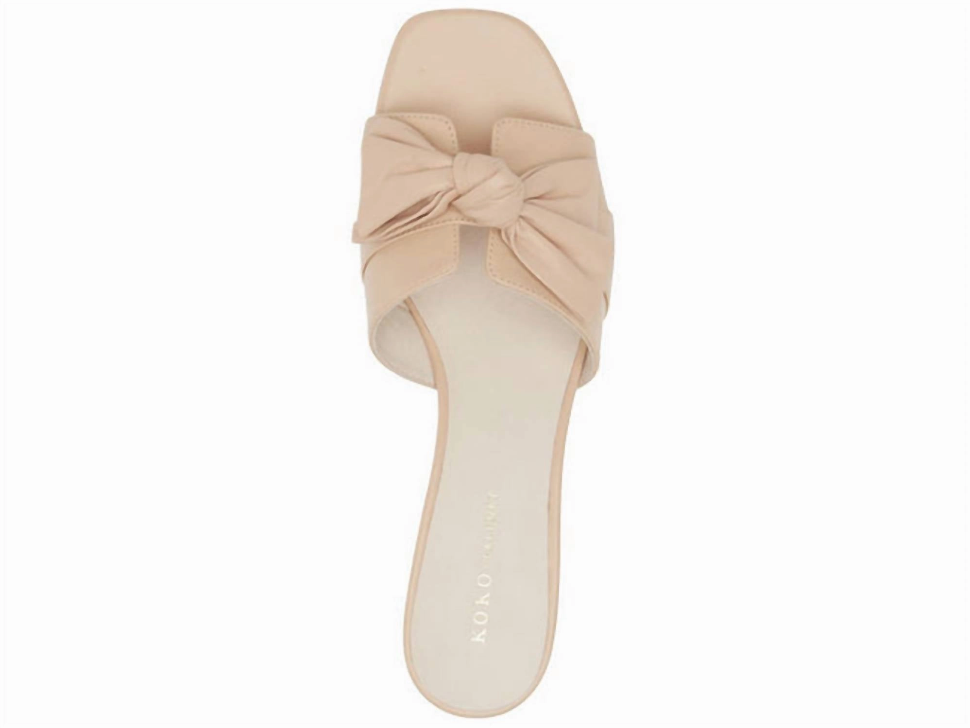 Colour Shoes With Dress Women's Sidney Bow Heel In Nude