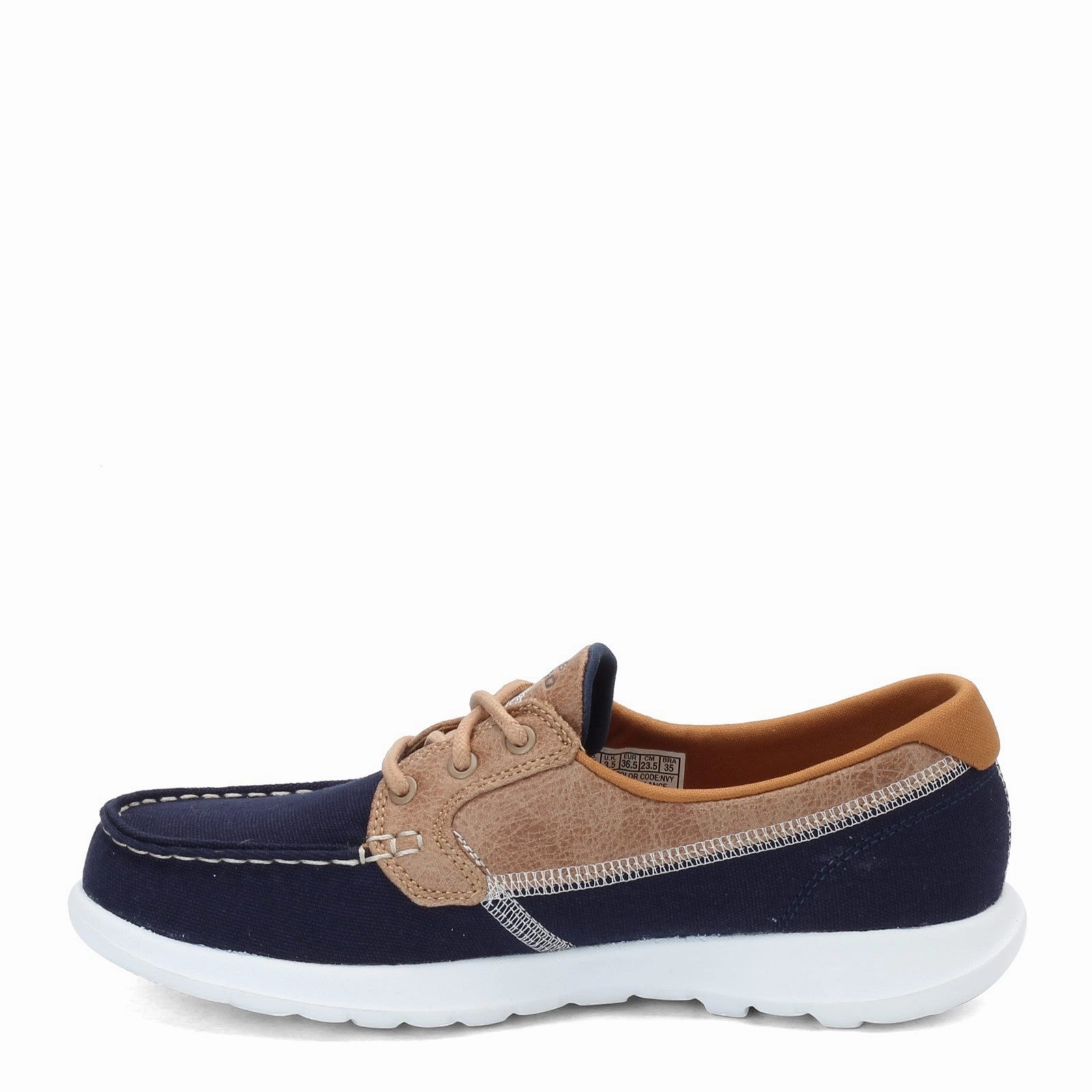 Open Back Slip On Shoes Women's Skechers Performance, GOwalk Lite - Coral Boat Shoe - Wide Width