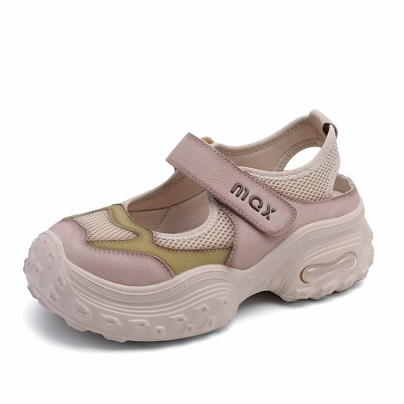 Freedom Moses Sandals Women's Summer Breathable Mesh Leather Casual Shoes