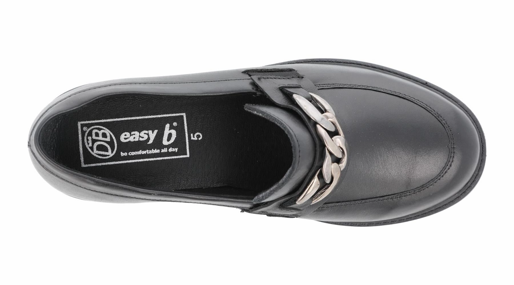 Women's Wide Fit DB Steph Loafer Shoes Mule Loafers