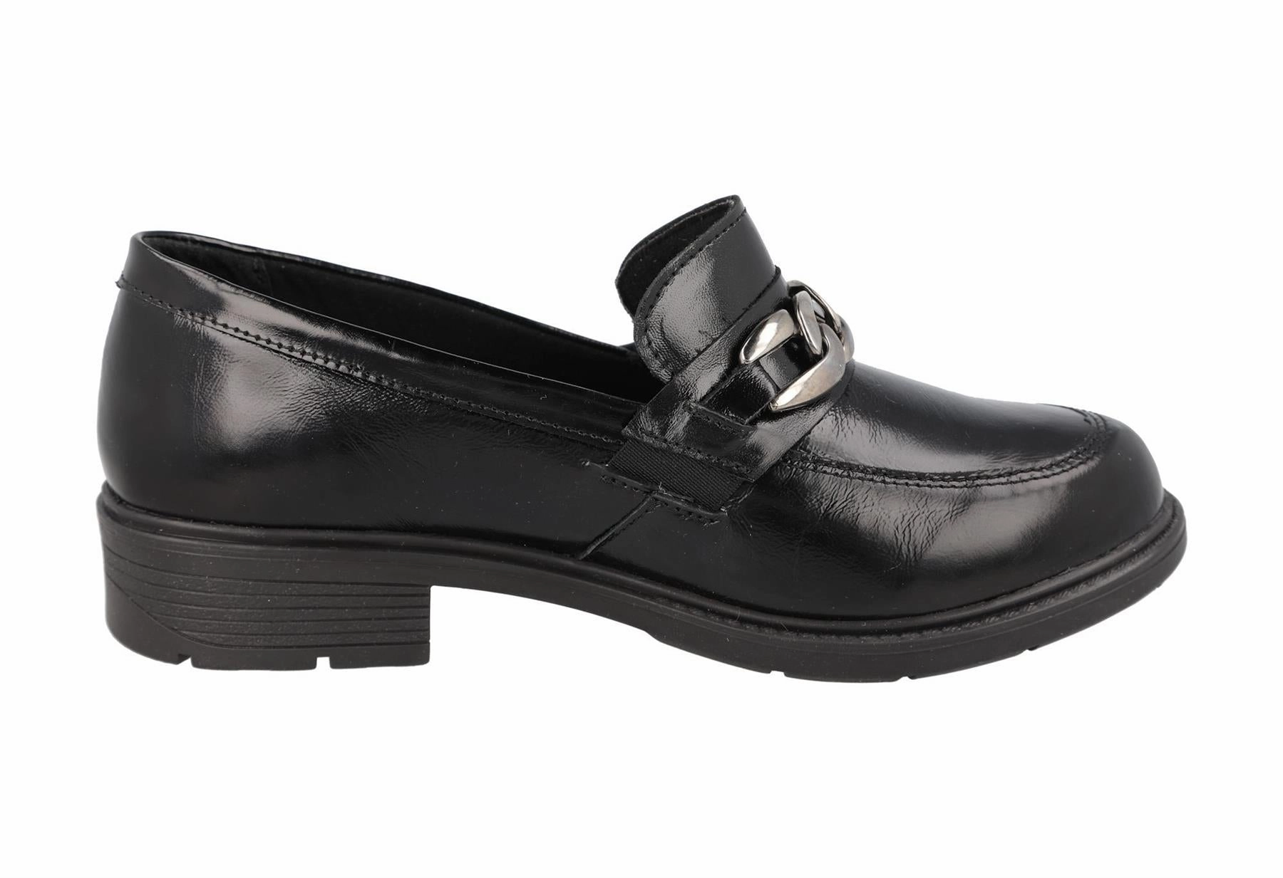 Women's Wide Fit DB Steph Loafer Shoes Rossini Loafers