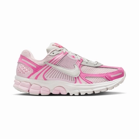 WOMENS NIKE ZOOM VOMERO 5-HYPER PINK/SUMMIT WHITE-IM2404-645 Nike Gray Shoes