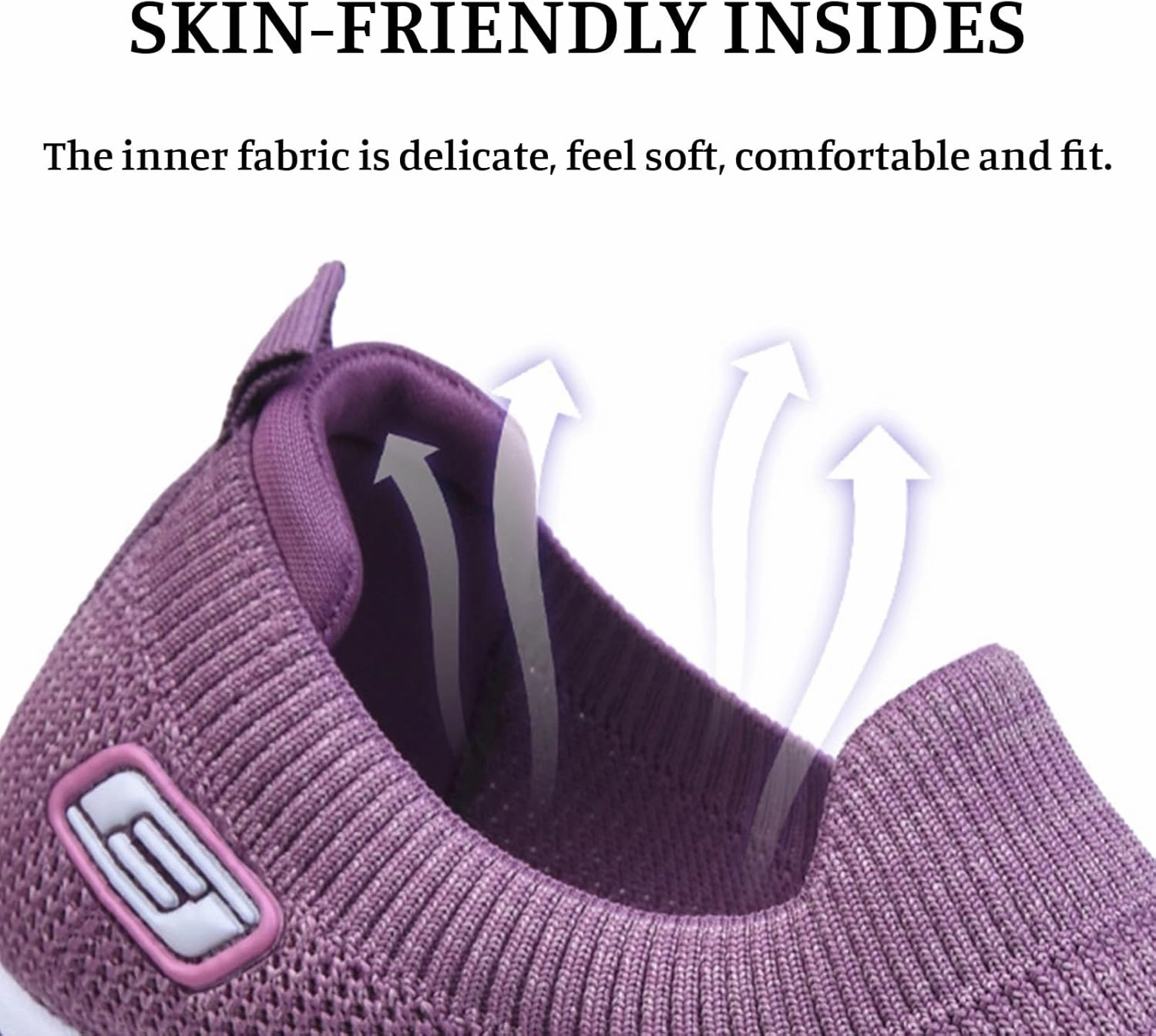 Womens Orthopedic Sneakers Breathable with Arch Support Wide Width Soft Sole Arch Support Slip on Mesh Woven Low Top Work Walking Shoes Lightweight Non-Slip Nurse Shoes Dance Sneakers