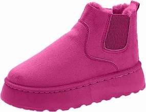 Womens Snow Boots Size 11 Short Thick Sole With Plush Insulation Short Tube Snow Skis for Women with Bindings And Boots Winter Muck Boots