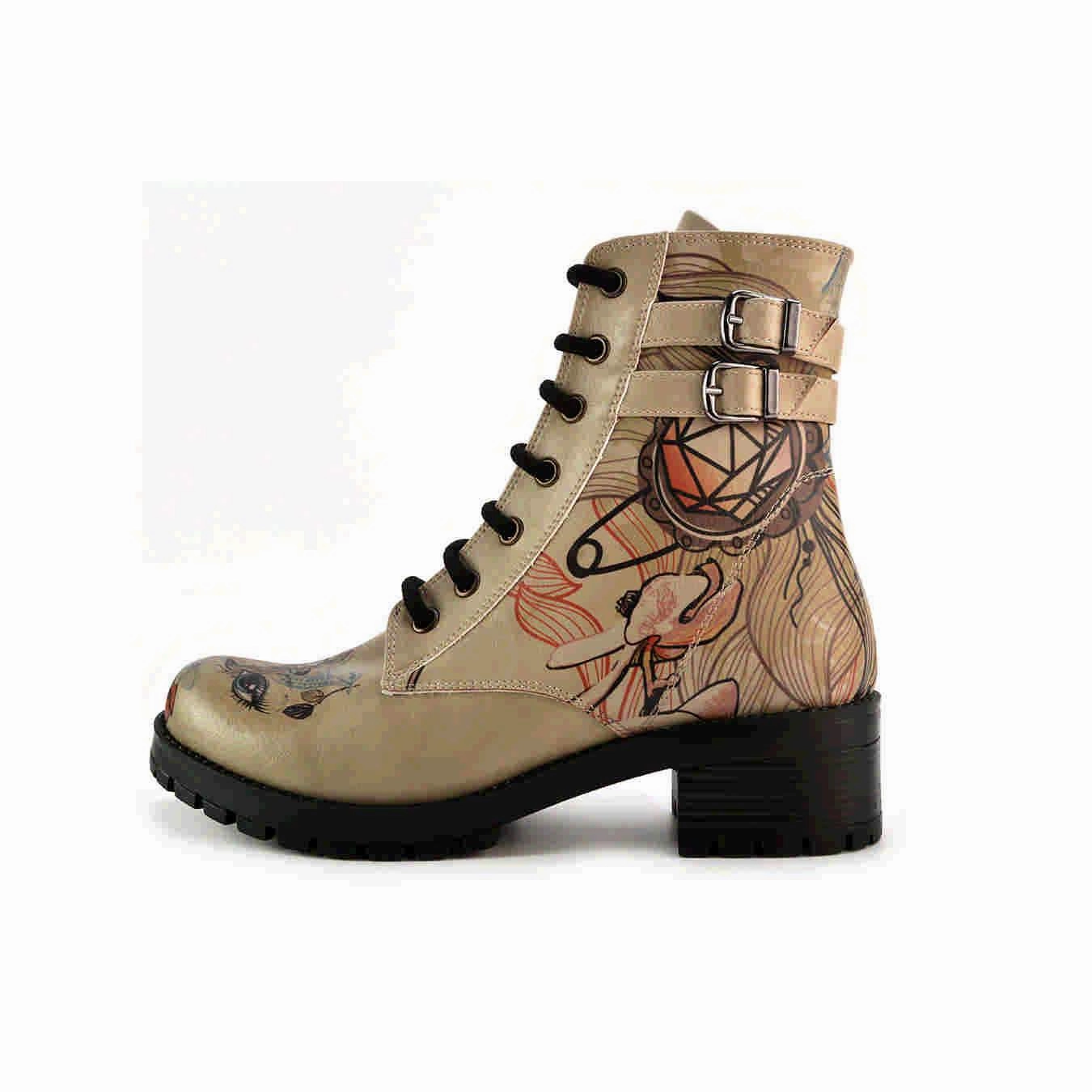 Short Boots DRY112 Fish Skin Boots