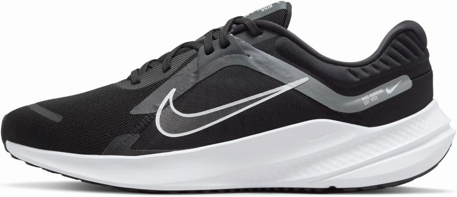 Nike Griffey Shoes Nike Quest 5 Mens Running Shoes (Numeric_8), BLACK/WHITE-SMOKE GREY-DK SMOKE GREY, 8 UK (9 US)